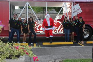 Consejo de Estudiantes en actividad de navidad